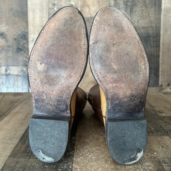 Lucchese Classics L8013 Roper Ostrich Western Cowboy Boots Mens 9 D - Picture 4 of 12